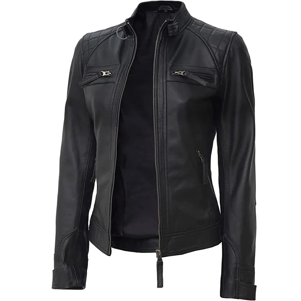 Streetwear, abbigliamento in pelle da donna