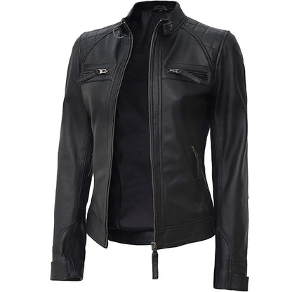Streetwear, abbigliamento in pelle da donna