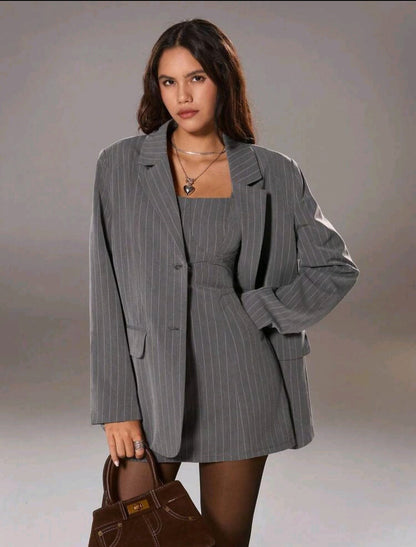 Sienna - 2 pezzi vestito donna vintage a righe