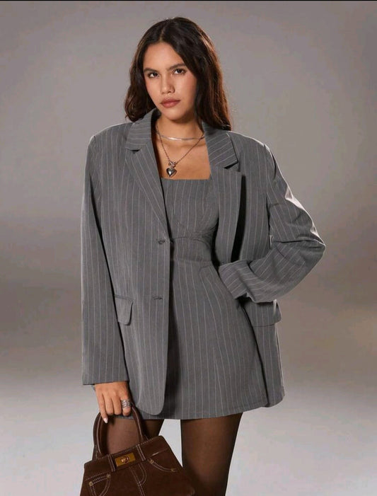 Sienna - 2 pezzi vestito donna vintage a righe